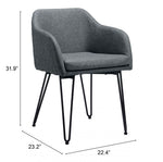 Stylish Vintage Gray Dining Chairs for Modern and Industrial Spaces