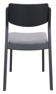 Desdamona Gray Velvet Dining Chairs for Modern Interiors – Set of 2