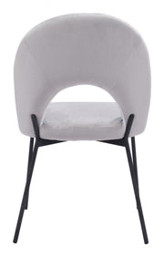 Printed Velvet Dining Chairs for Dining Room or Café