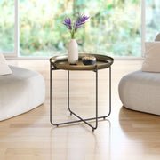 Zuo Modern Small Tray Table – Bronson Bronze Finish