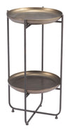 Bronson Side Table Bronze – Modern Industrial Round Table
