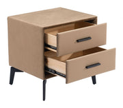 Montana Side Table Brown – Versatile Indoor Table With Two Storage Drawers 19.7