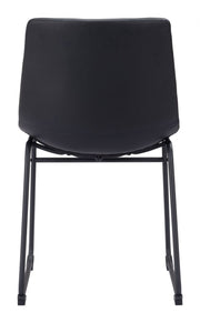 Compact Dining Seating – Black Chairs for Home or Cafe