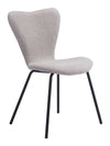 Modern Light Gray Dining Chair Set of 2 – Urban Boho Style Seating