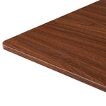 Zuo Modern Square Bar Table – Brown MDF Top & Black Base