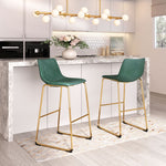 Zuo Modern Augusta Set of 2 Barstools – 39.4