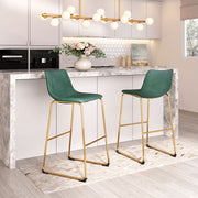 Zuo Modern Augusta Set of 2 Barstools – 39.4