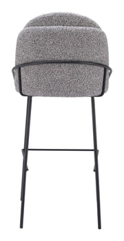 Zuo Modern – Jambi Barstool (Set of 2) in Black & White, 42.9