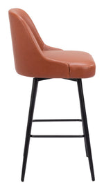Zuo Modern – Keppel Barstool Brown, 41.7