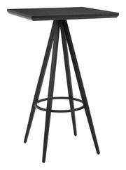 Compact Modern Bar Table Black Finish – Zuo Modern Tinos Collection