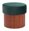 Zuo Modern Boto Storage Ottoman – Green Velvet Accent Seat