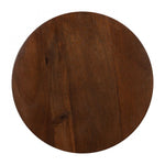 Elegant Okno Side Table – Round Walnut Wood Accent By Zuo Modern