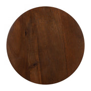 Elegant Okno Side Table – Round Walnut Wood Accent By Zuo Modern
