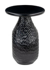 Piho Black Round Side Table 20.1"H – Mango Wood By Zuo Modern