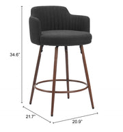 Modern Swivel Counter Seating for Residential or Hospitality Spaces