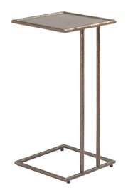 Small Modern Square Table – Ringen Bronze Accent