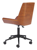 Ergonomic Faux Leather Office Chair By Zuo Modern
