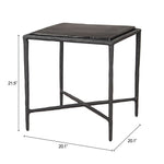 Stylish Modern Side Table with Rubber Feet Protection