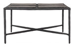 Sustainable Glass & Aluminum Coffee Table By Zuo Modern