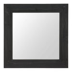 Zuo Modern Kare Mirror Black – 33.5" Vertical Wall Mirror in Fir Wood Frame