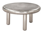 Arian Contemporary Coffee Table – Sustainable Silver Living Room Centerpiece