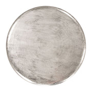 Arian Hammered Aluminum Coffee Table – Eco-Chic Silver Statement Table