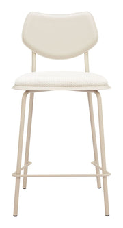 Contemporary Indoor Bar Stools With Powder-Coated Steel Frame
