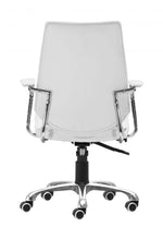 Modern Office Task Chair White – Enterprise Adjustable Swivel by Zuo Modern