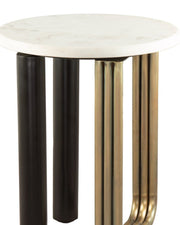 Deco-Inspired Marble Side Table