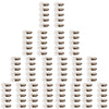Mini Lamp Bulbs – 1.125"H, Clear Glass & Metal, 100-Pack for STEM Experiments, 2.5V