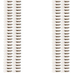 Mini Lamp Bulbs – 1.125"H Clear Glass with Metal Base, Case of 100 for STEM Experiments, 3.7V 0.2A By GSC International Inc.