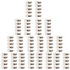 Mini Lamp Bulbs – 1.125"H, Clear Glass & Metal, Case of 100 for STEM Experiments, 6.3V