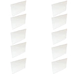 Mirror Plexiglass Rectangular 7"H x 5"W Acrylic Reflective Panel Pack of 10 By GSC International Inc.