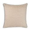 Beige textured pillow on a white background