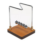 Newton's Cradle 6"H Metal & Plastic Physics Demonstration Tool By GSC International Inc.