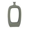 Sagebrook Home 13903-23 Ceramic, 18" Vase With Cutout, Green