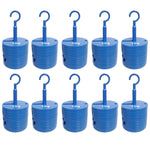 Slotted Weight Set 4.313"H Plastic 10g Weights with Hanger Force and Motion Lab Pack of 10 Sets By GSC International Inc.