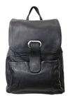 Genuine Leather Urban Buckle Backpack by AmeriLeather