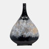 Sagebrook Home 15649-13 18" Meta Vase, Black/Gold
