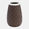 Sagebrook Home 15737-04 9" Textured Vase, Java