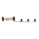 Pendulum Clamp 10.5"H Metal Lab Stand Attachment Holds 3 Pendulums By GSC International Inc.