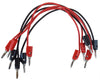 12 Inch Banana Plug Connector Cords (6 Pack)