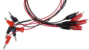 Classroom Circuit Connector Cords Banana to Clip (Bulk Pack)
