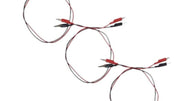 Classroom Circuit Connector Cords with Alligator Ends – 24 Inch