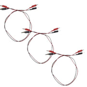 18 Gauge Insulated Alligator Lead Set – 3 Red + 3 Black