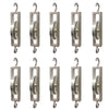 50mm Aluminum Single Pulleys with Hooks (Pack of 10)