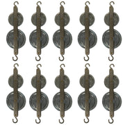 Double Tandem Aluminum Pulleys (10 Pack) – 50mm + 38mm Wheels