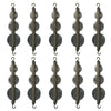 Triple Tandem Aluminum Pulley with Hooks (10 Pack) – Three Stacked Wheels