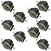Quadruple Parallel Aluminum Pulley Set (10 Pack) – Four 50mm Wheels