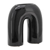 Sagebrook Home 16839-02 Ceramic, 8" Horseshoe Vase, Black